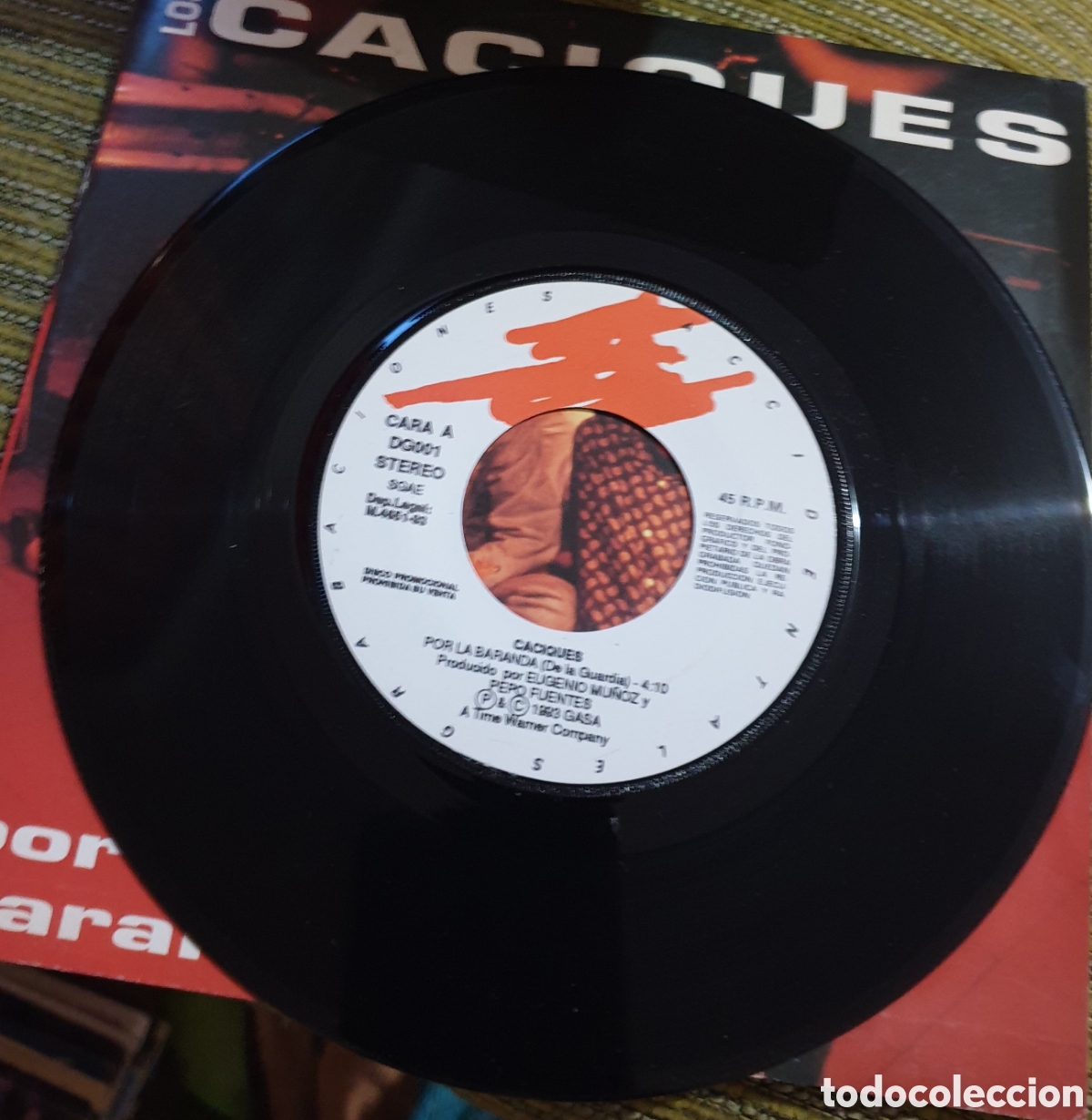 Discos de vinilo: LOS CACIQUES - Por la baranda - Foto 2