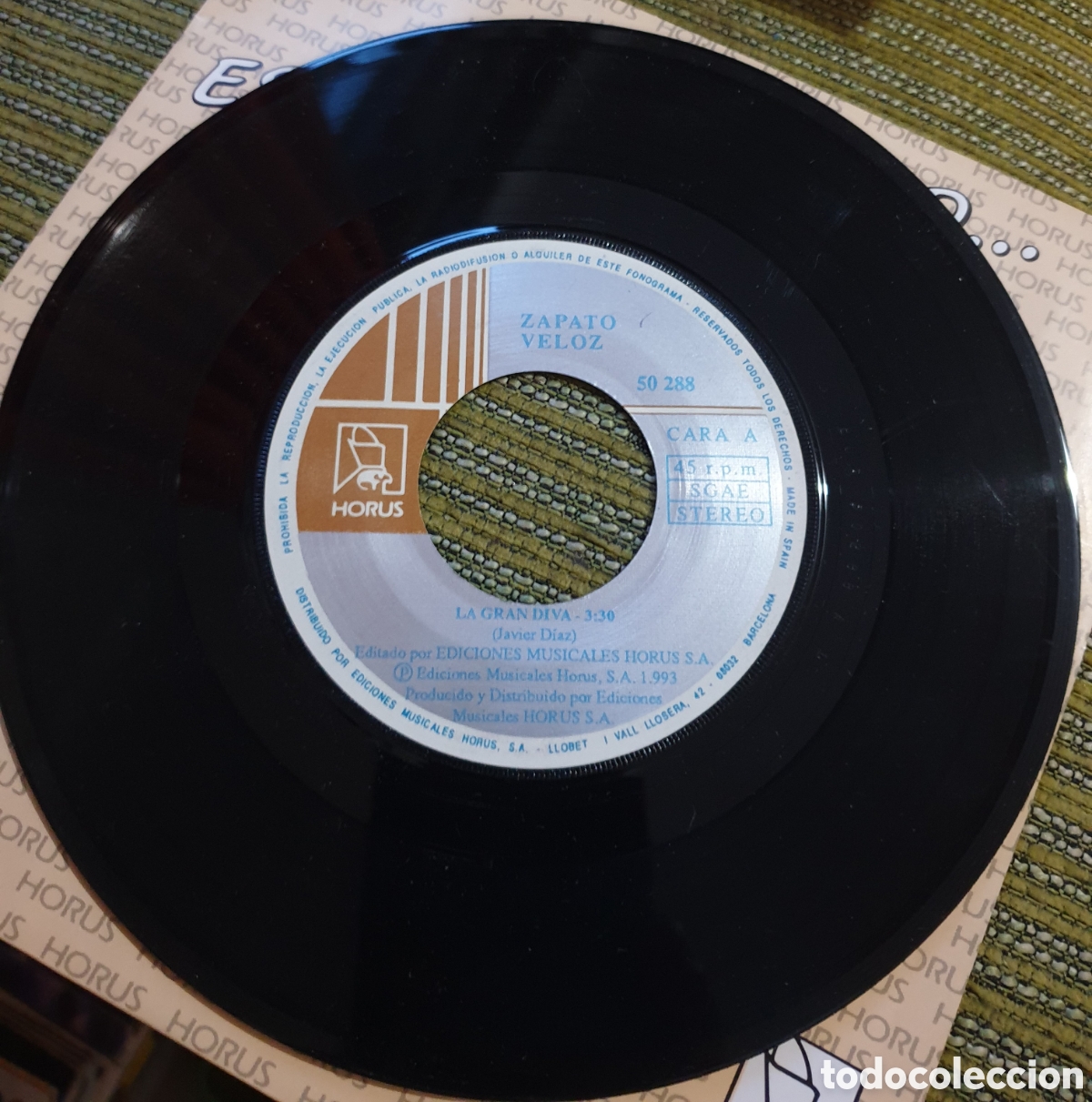 Discos de vinilo: ZAPATO VELOZ - LA GRAN DIVA - Foto 2