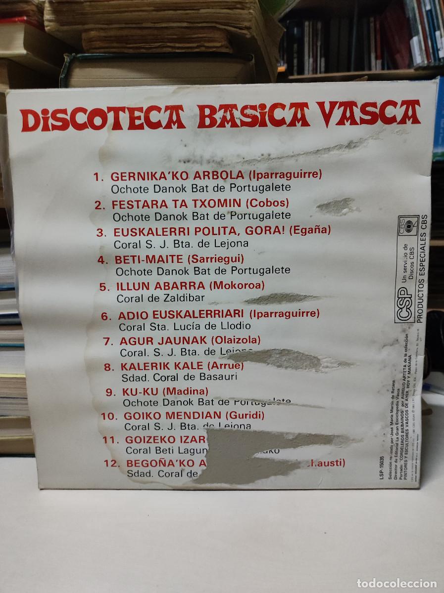 Discos de vinilo: Discoteca Basica Vasca - Foto 2
