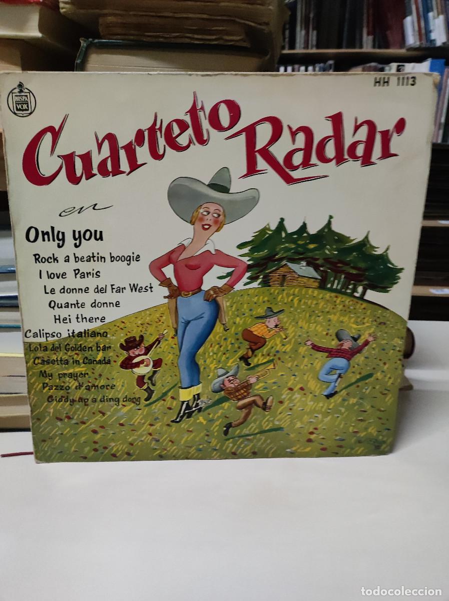 Discos de vinilo: Cuarteto Radar &ndash; Cuarteto Radar Con Acompa&ntilde;amiento De Piano Y Ritmo - Foto 1