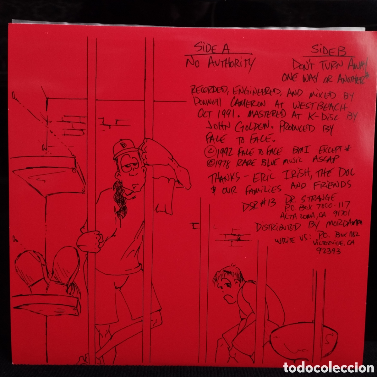 Discos de vinilo: Face To Face - No Authority EP US 1992 - Foto 2