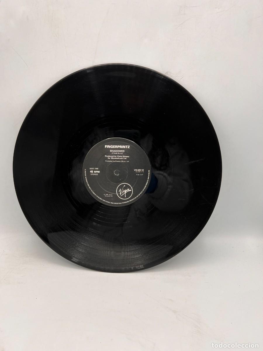 Discos de vinilo: SINGLE - FINGERPRINTZ - SHADOWED - VIRGIN - 1981 - Foto 2