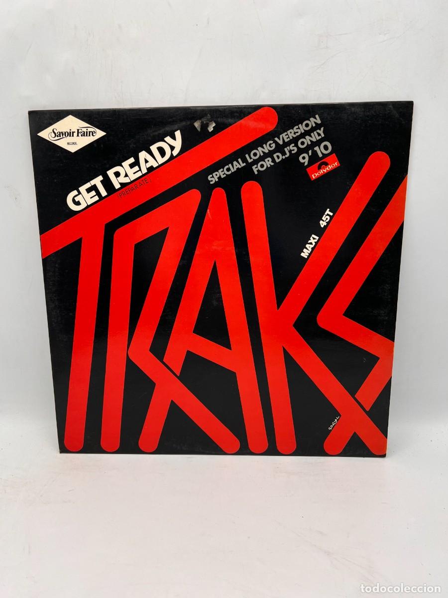 Discos de vinilo: MAXI SINGLE - TRAKS - GET READY - PREPARATE - POLYDOR - MADRID, 1983 - Foto 1