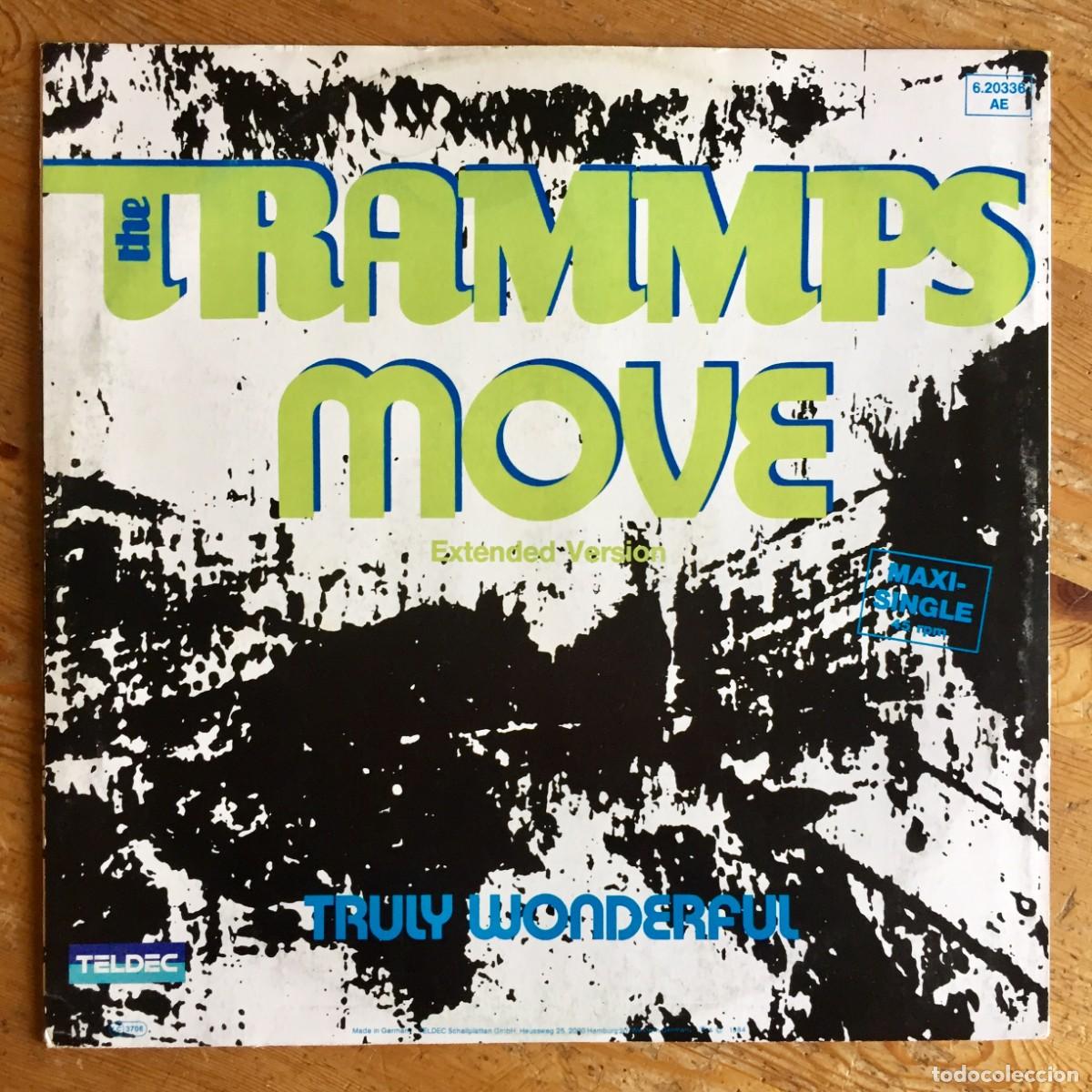 Discos de vinilo: THE TRAMMPS : MOVE [TELDEC - DEU 1984] 12&rdquo; - Foto 2