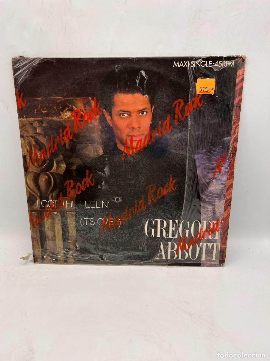 Discos de vinilo: MAXI SINGLE - GREGORY ABBOTT - I GOT THE FEELIN - CBS - MADRID, 1987 - Foto 1