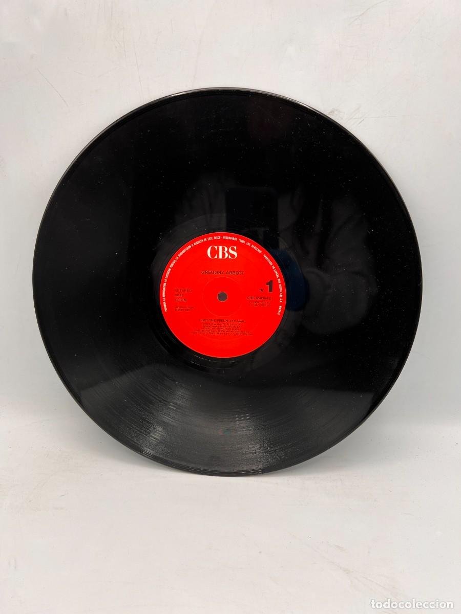 Discos de vinilo: MAXI SINGLE - GREGORY ABBOTT - I GOT THE FEELIN - CBS - MADRID, 1987 - Foto 2