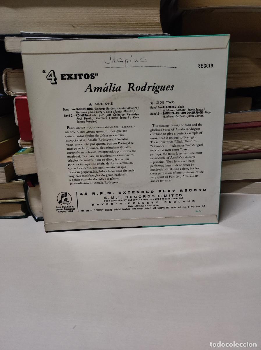Discos de vinilo: Am&aacute;lia &ndash; 4 Exitos - Foto 2