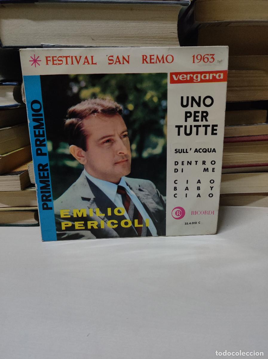 Discos de vinilo: Emilio Pericoli &ndash; Uno Per Tutte / SullAcqua - Foto 1