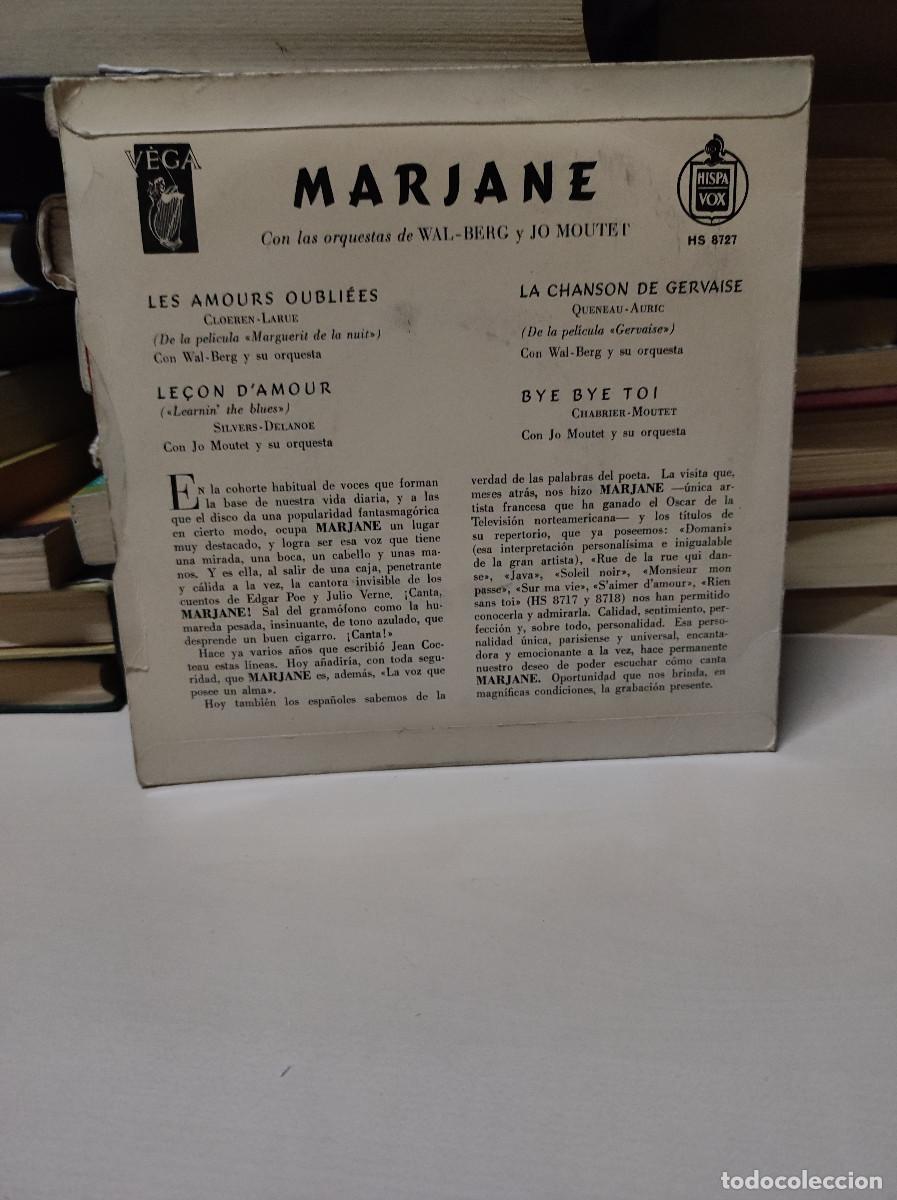 Discos de vinilo: Marjane &ndash; Marjane Canta - Foto 2