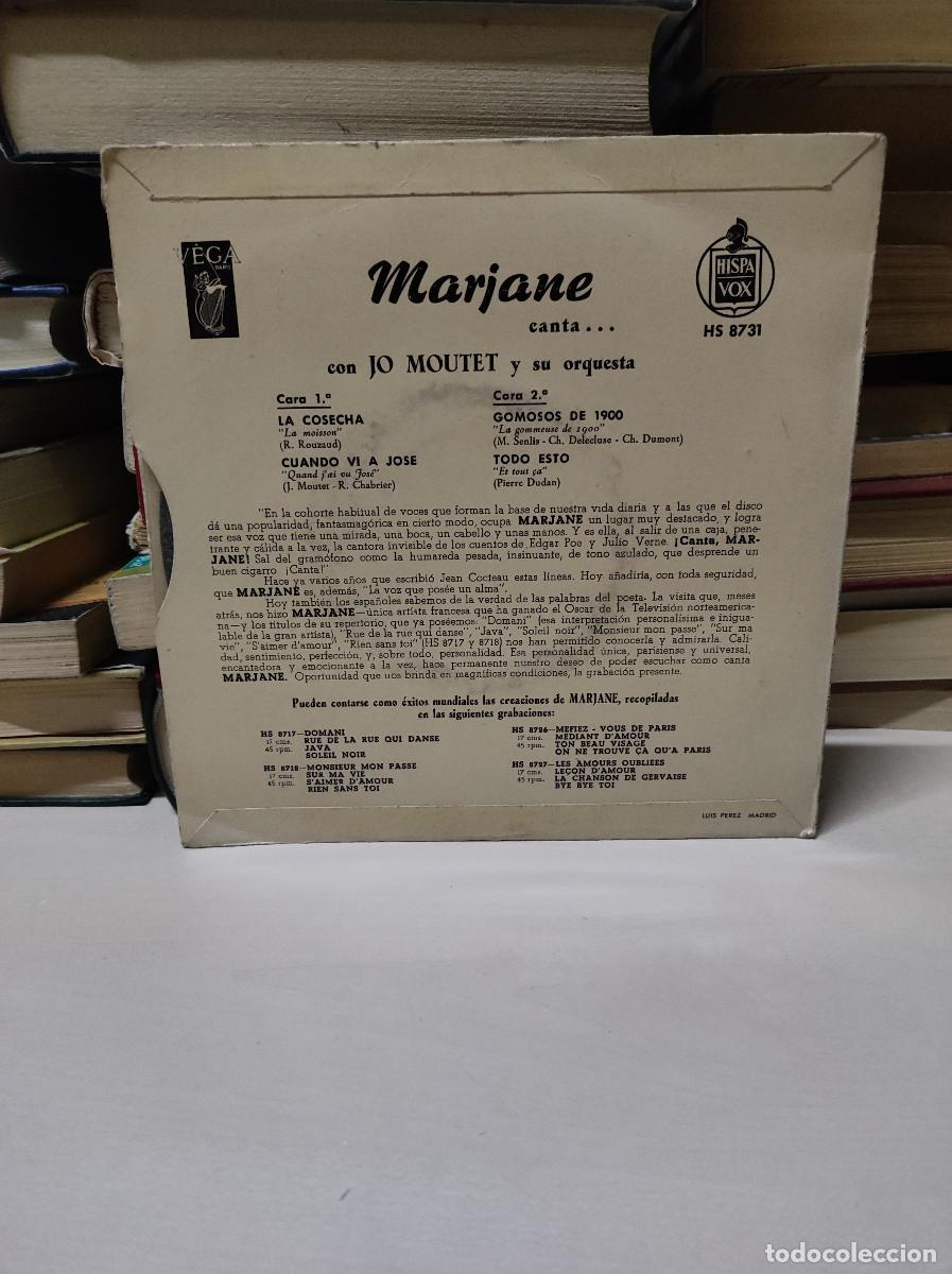 Discos de vinilo: Marjane &ndash; Marjane Canta - Foto 2