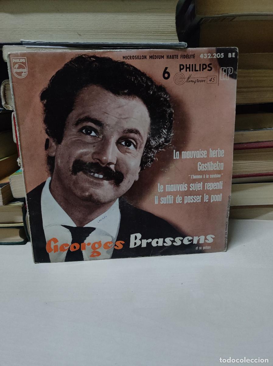 Discos de vinilo: GEORGES BRASSENS ET SA GUITARE - Foto 1