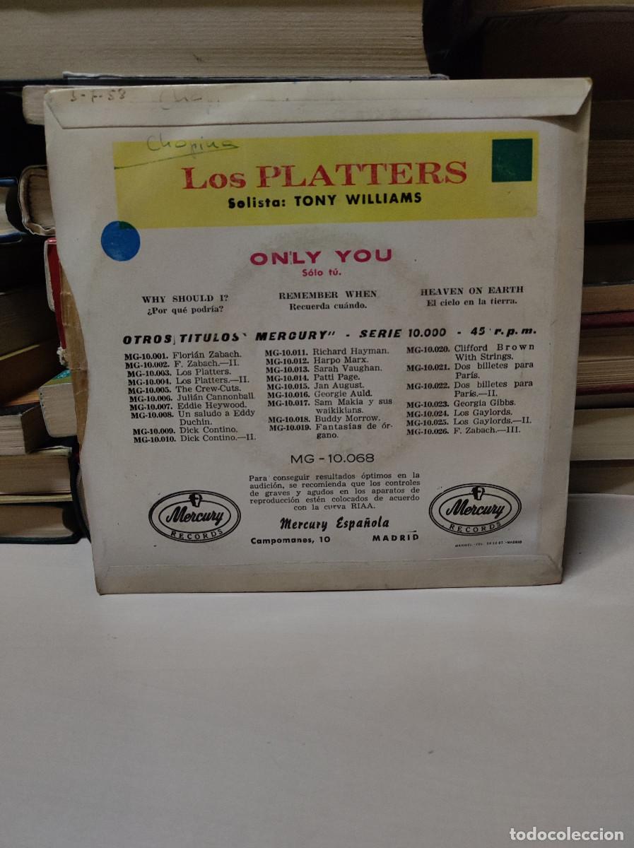 Discos de vinilo: The Platters &ndash; Only You 7&rdquo; - Foto 2