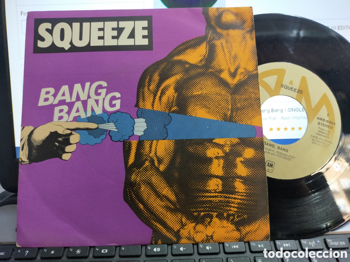 Discos de vinilo: Squeeze single bang bang Espa&ntilde;a 1978 - Foto 1