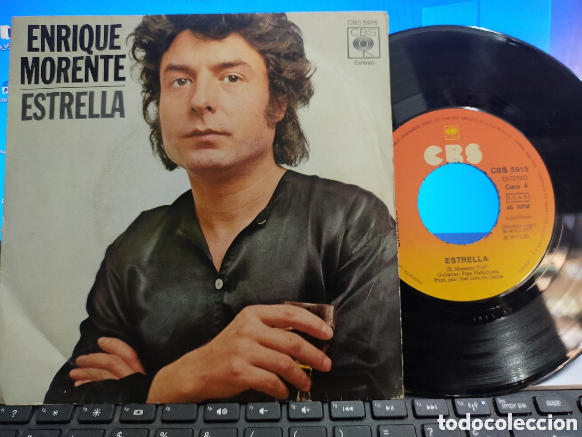 Discos de vinilo: Enrique Morente single estrella 1977 /2 - Foto 1