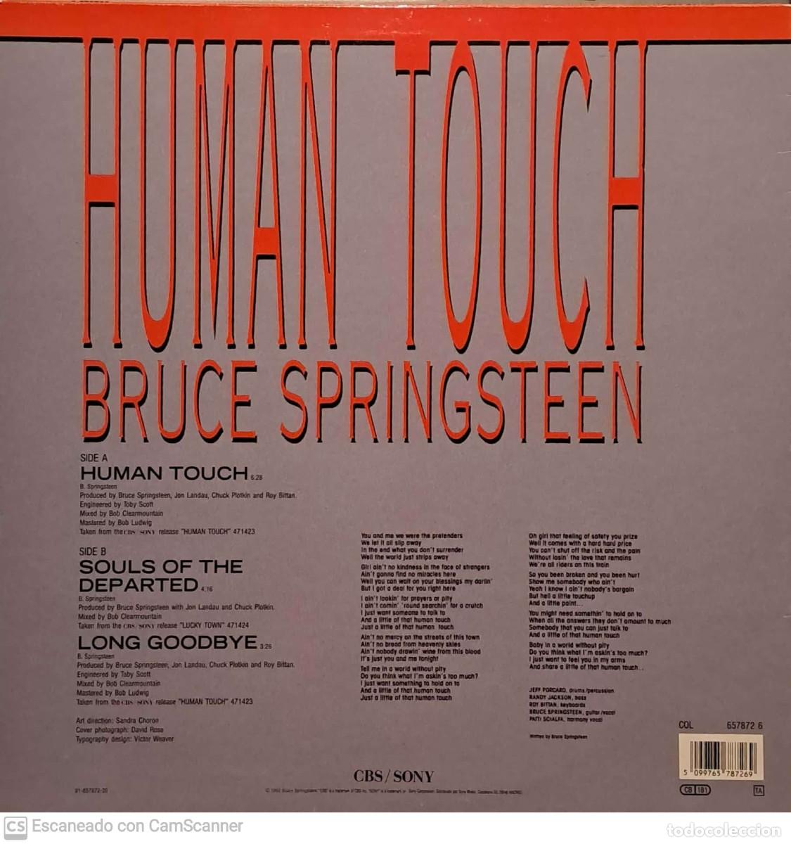 Discos de vinilo: Bruce Springsteen &lrm;&ndash; Human Touch - Foto 2