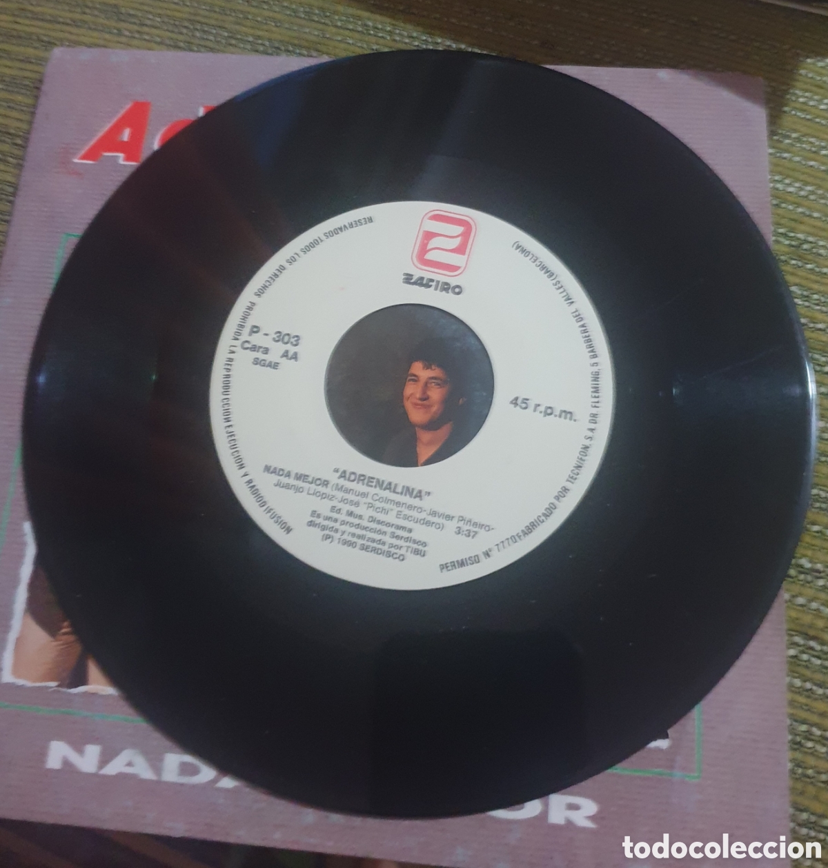 Discos de vinilo: Adrenalina - nada mejor - Foto 3