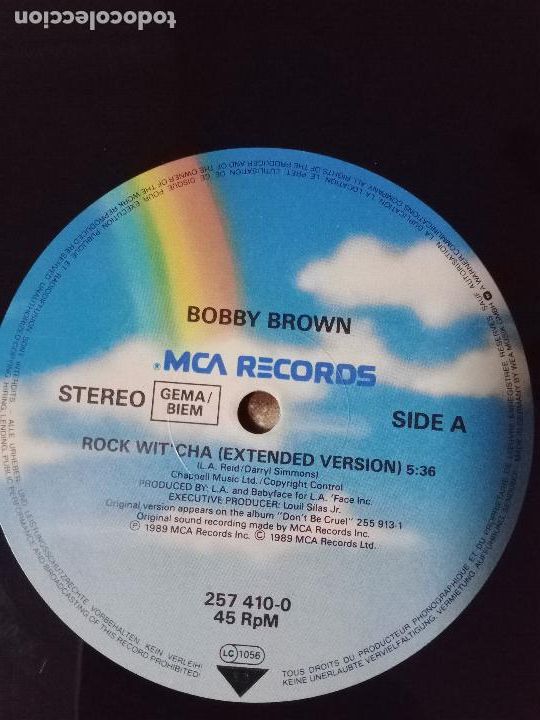 Discos de vinilo: BOBBY BROWN ROCK WIT&acute;CHA - Foto 4