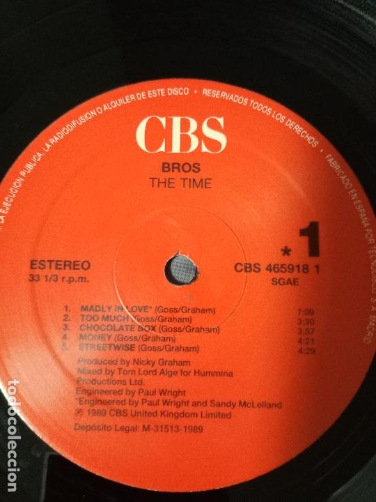 Discos de vinilo: BROS THE TIME - Foto 2