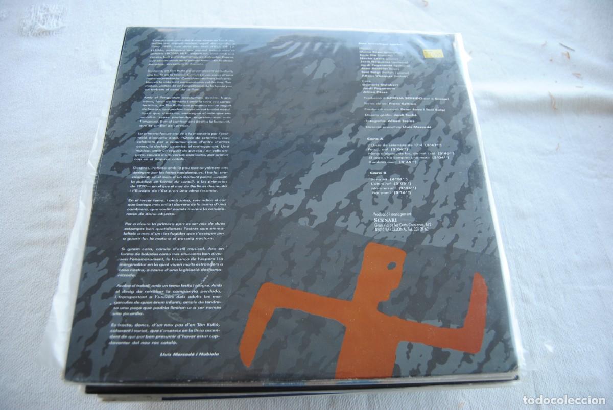 Discos de vinilo: 10.- Ton Rull&oacute; Bona nit. 1990 lp com nou - Foto 2