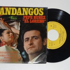 Discos de vinilo: OFERTAS DISCO: PEPE NUÑEZ -EL LORENO- FANDANGOS.- AÑO 1969