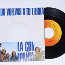Discos de vinilo: LA COMPAÑÍA: CUANDO VUELVAS A TU TIERRA / SERRANA