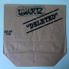 Discos de vinilo: QUARTZ ‎– DELETED , UK 1980 JET RECORDS. Lote 395652804