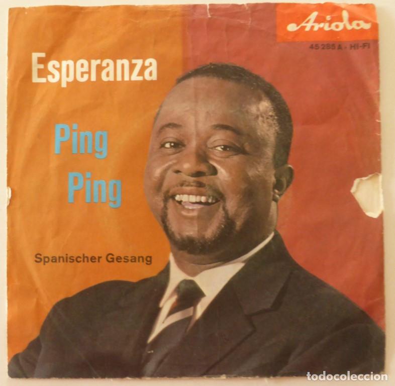 Discos de vinilo: Ping Ping. Esperanza/ Ping Ping. Ariola, Germany 1962 single - Foto 3
