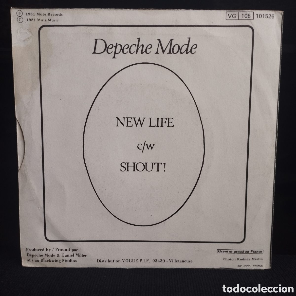 Discos de vinilo: Depeche Mode - New Life 1981 Francia - Foto 2