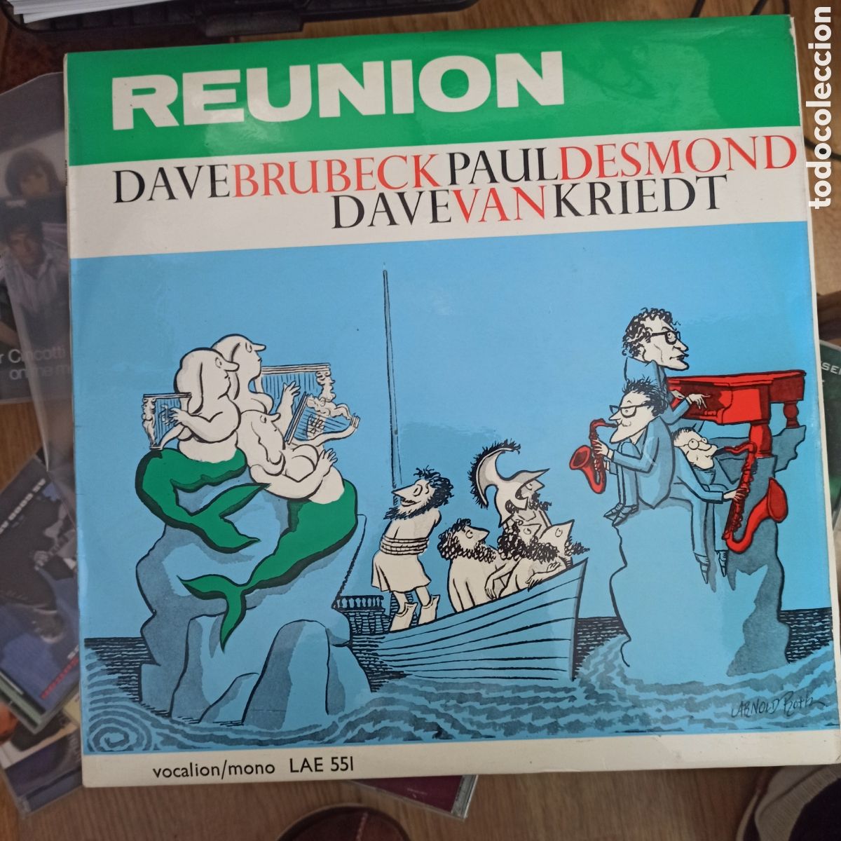Discos de vinilo: Dave Brubeck Quintet &lrm;&ndash; Reunion - Foto 1