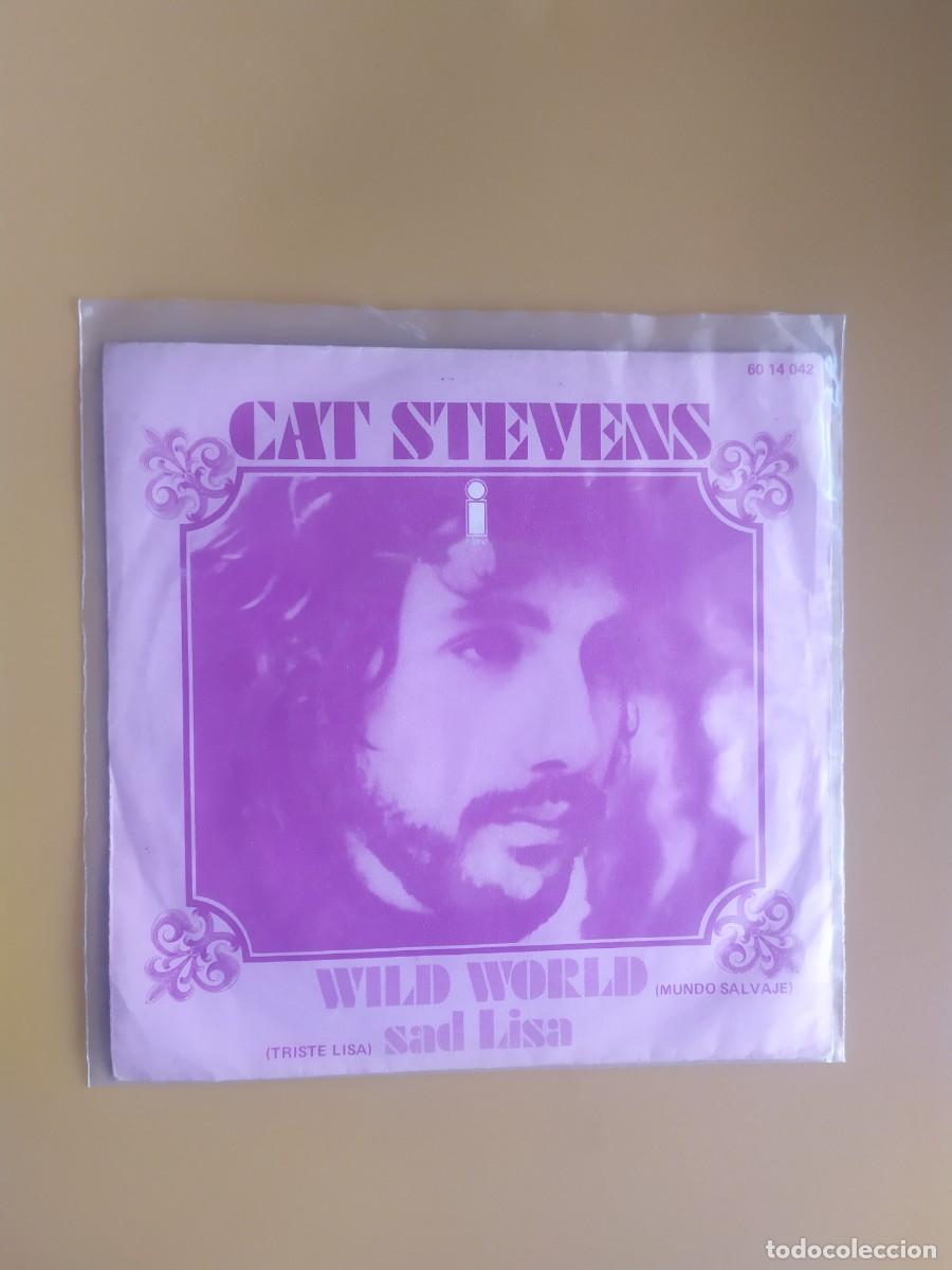 Discos de vinilo: Cat Stevens - Wild world / Sad Lisa 1971 - Foto 1