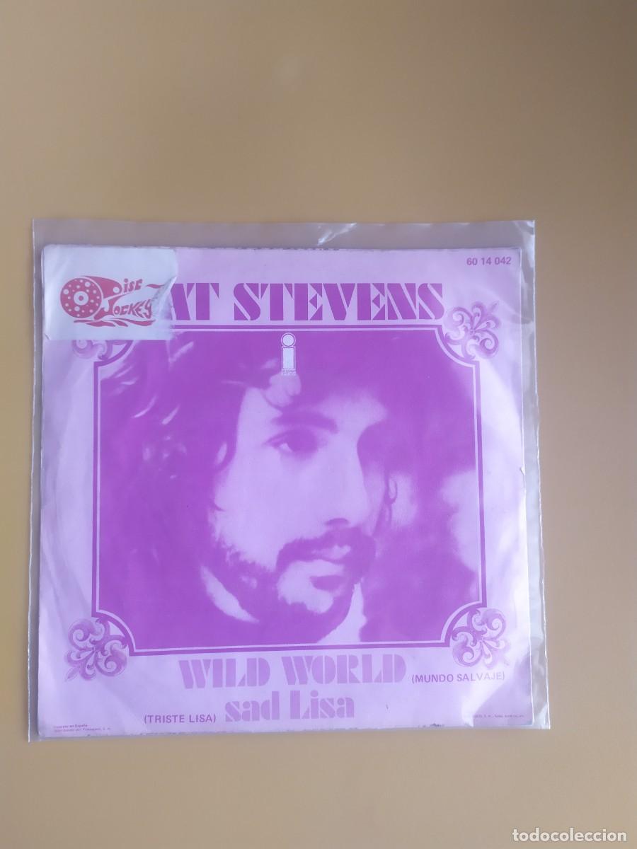 Discos de vinilo: Cat Stevens - Wild world / Sad Lisa 1971 - Foto 2