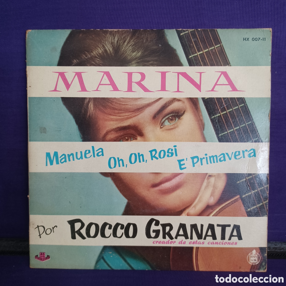 Discos de vinilo: ROCCO GRANATS - MARINA + 3 / HISPAVOX - Foto 1