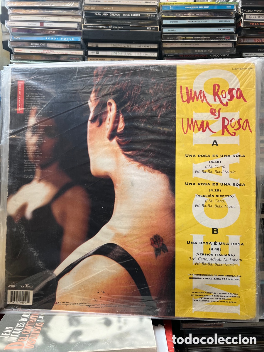 Discos de vinilo: Mecano una Rosa es una Rosa - Foto 2