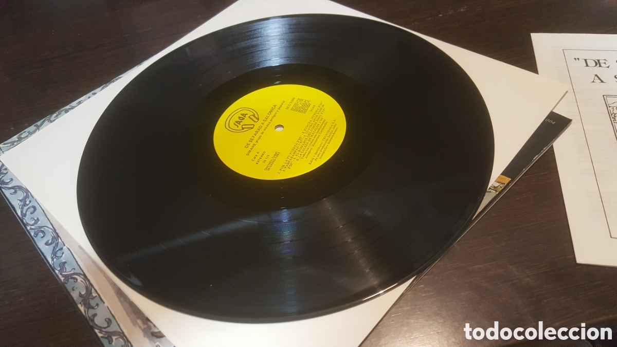 Discos de vinilo: VINILO DE SEFARAD A SAL&Oacute;NICA SIMANE SED-5.004 - Foto 5