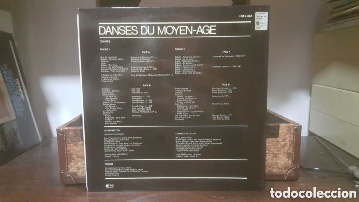 Discos de vinilo: VINILO DANSES DU MOYEN-AGE HM 2.472 - Foto 2