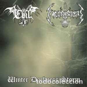 Discos de vinilo: Evil / Necrostrigis &lrm;&ndash; Winter Darkness Storm - Foto 1