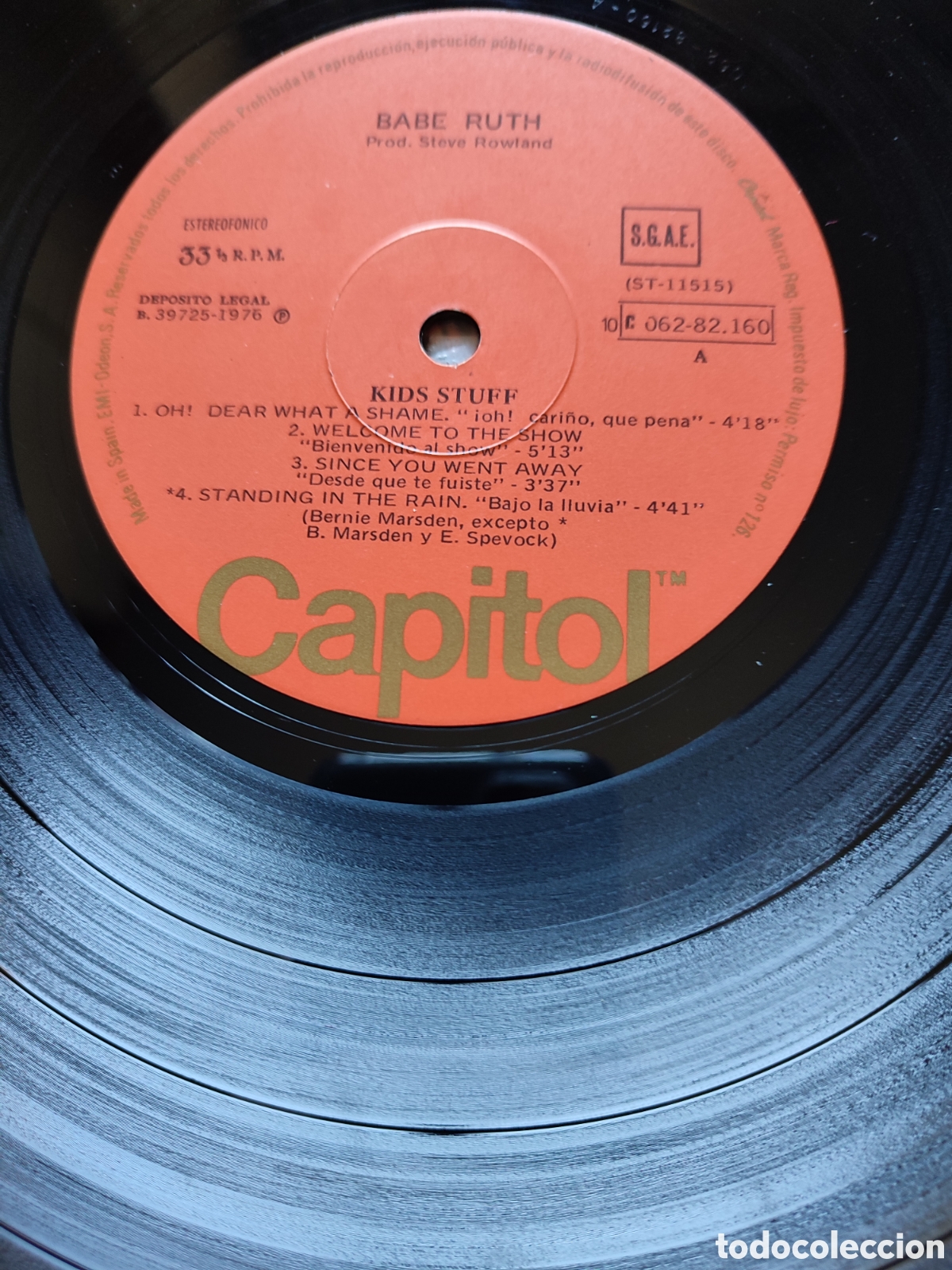 Discos de vinilo: Babe Ruth - Cosas de ni&ntilde;os - Foto 3