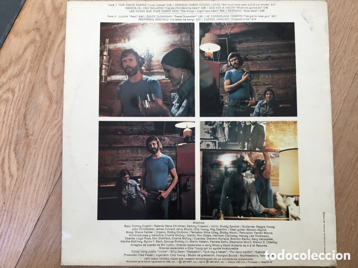Discos de vinilo: kris kristofferson & rita coolidge - breakaway - Foto 2
