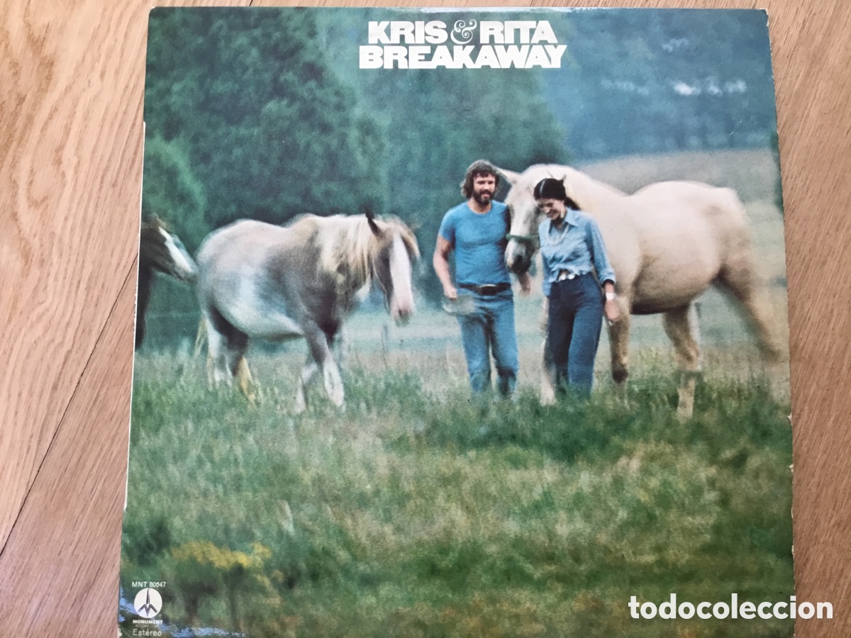 Discos de vinilo: kris kristofferson & rita coolidge - breakaway - Foto 1