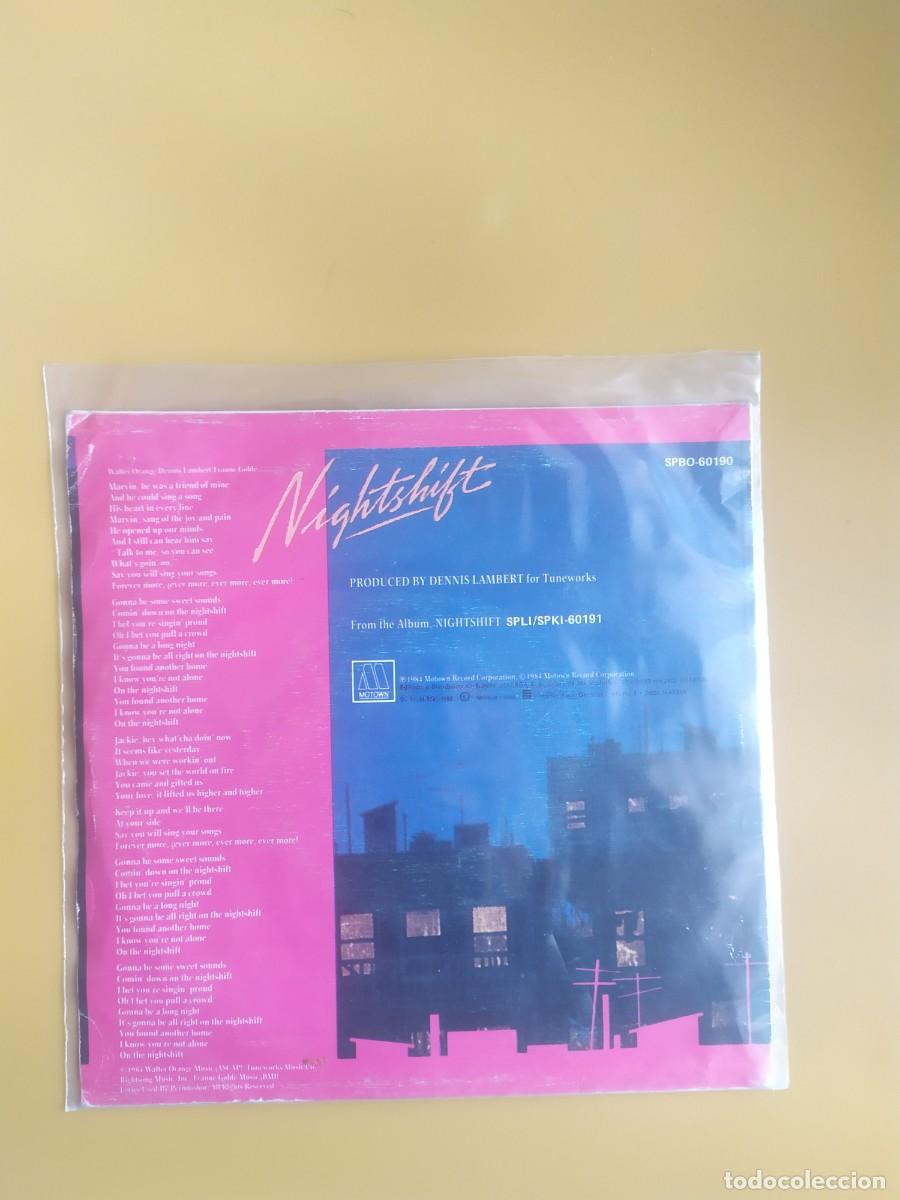 Discos de vinilo: Commodores - Nightshift / I keep running 1985 - Foto 2