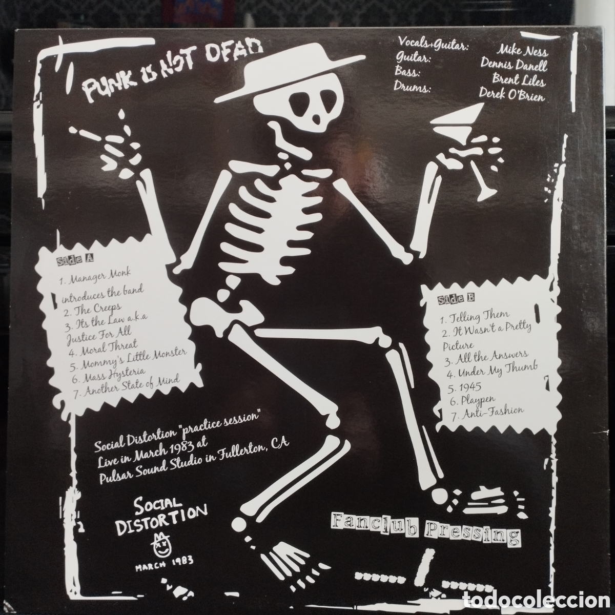 Discos de vinilo: Social Distortion - Live In 83 Practice Session - Foto 2