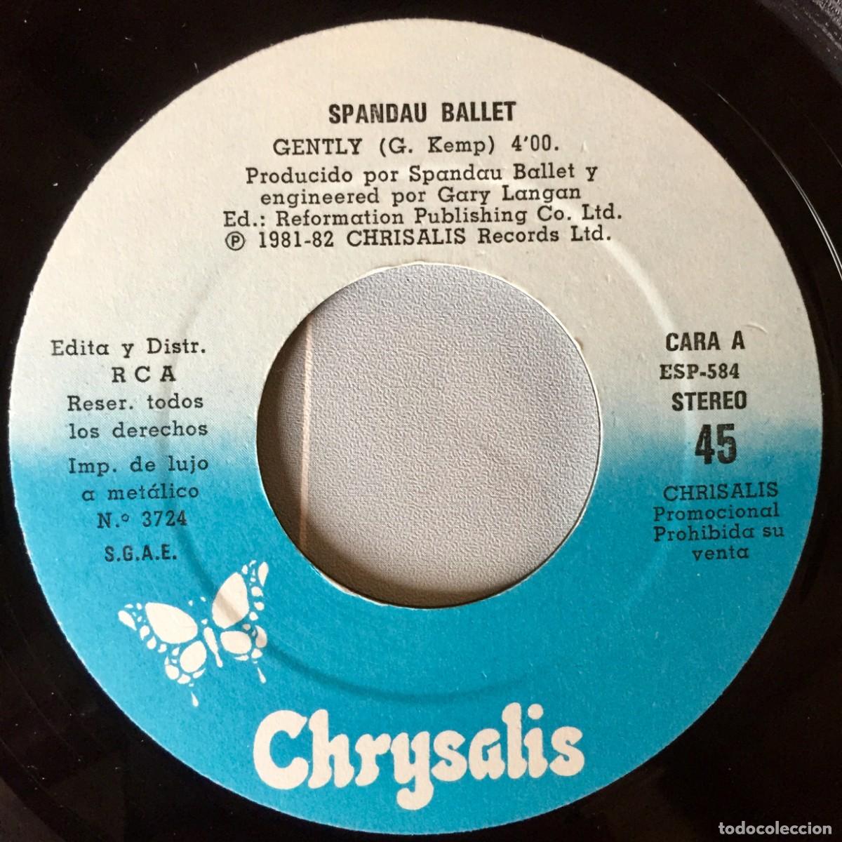 Discos de vinilo: SPANDAU BALLET : GENTLY / GLOW [CHRYSALIS - ESP 1982] LP - Foto 3