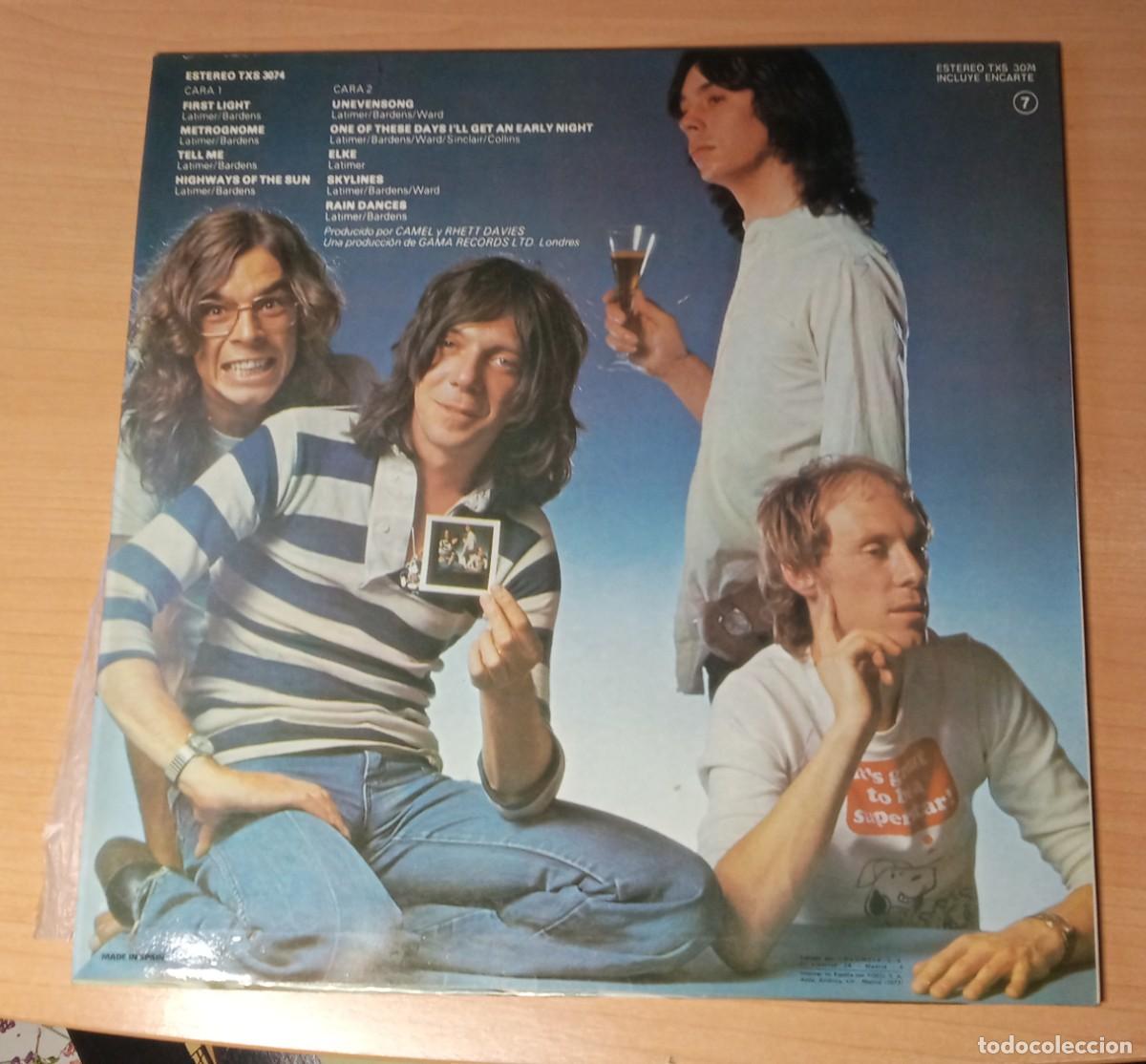 Discos de vinilo: LP &rdquo;Rain dances&rdquo; Camel - Foto 2