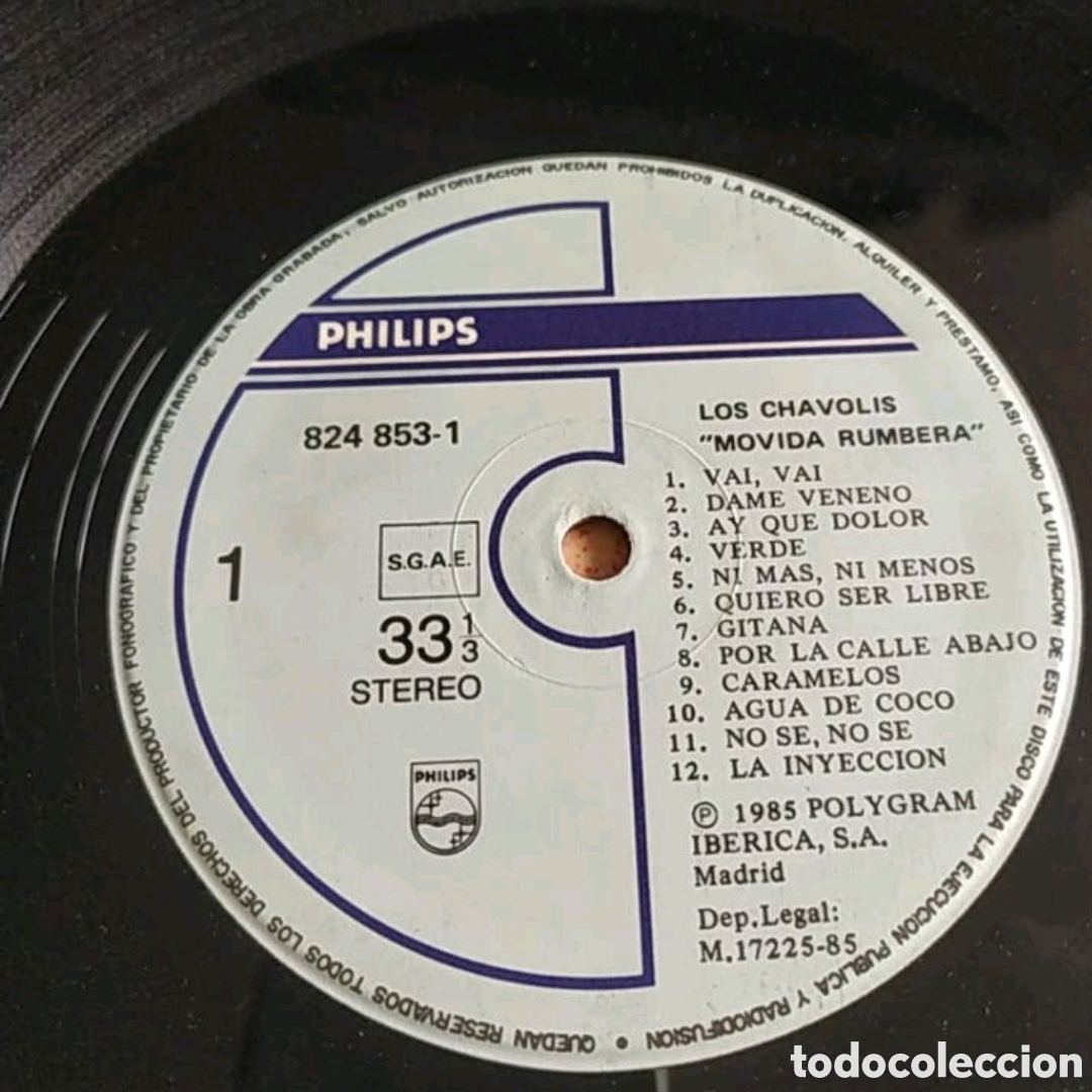 Discos de vinilo: Lp Los Chavolis. Movida Rumbera - Foto 3