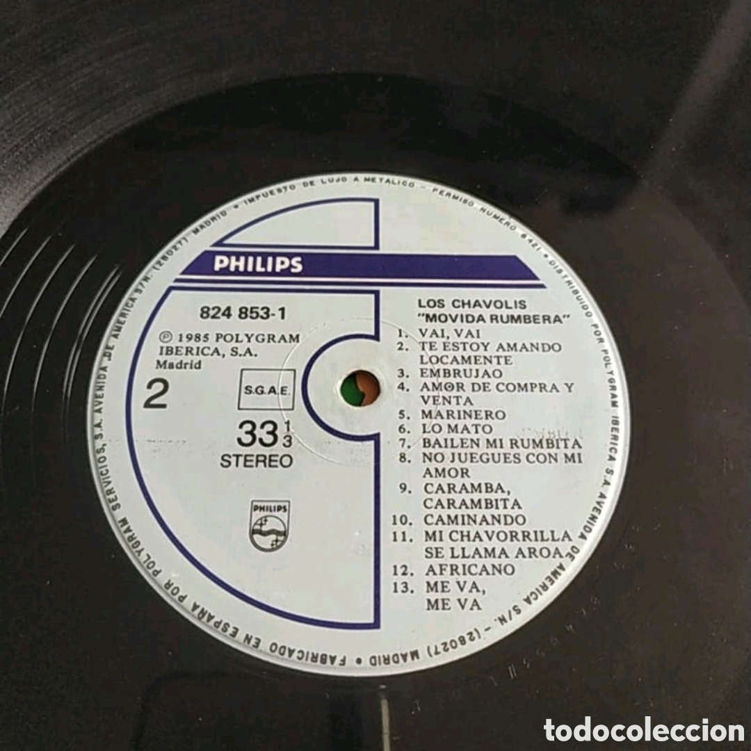 Discos de vinilo: Lp Los Chavolis. Movida Rumbera - Foto 4