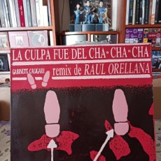 Discos de vinilo: GABINETE CALIGARI (LA CULPA FUE DEL CHA CHA CHA REMIX DE RAUL ORELLANA) MAXI SINGLE 1990)