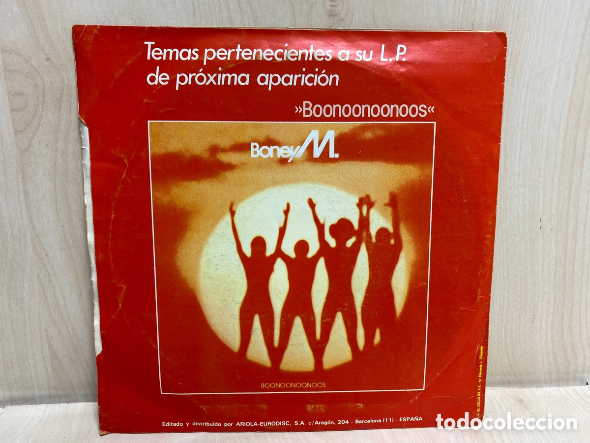 Discos de vinilo: Boney M. - Malaika / Consuela Biaz (7&rdquo;, Single) - Foto 2