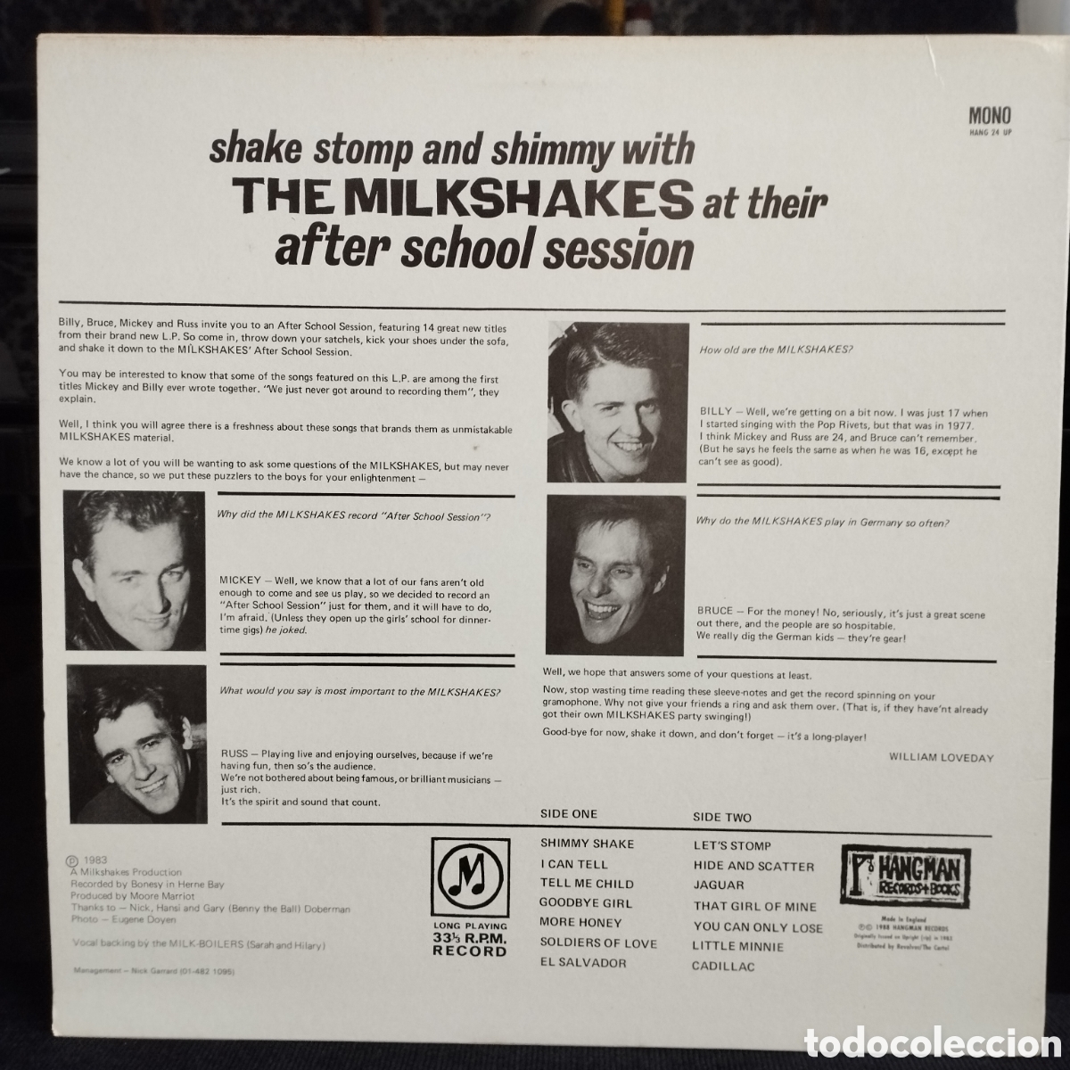 Discos de vinilo: The Milkshakes - After School Session 1988 UK - Foto 2