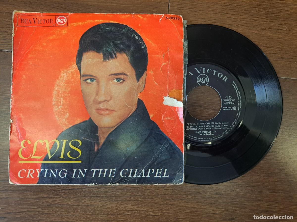 Discos de vinilo: vinilo elvis crying in the vhapel - Foto 1