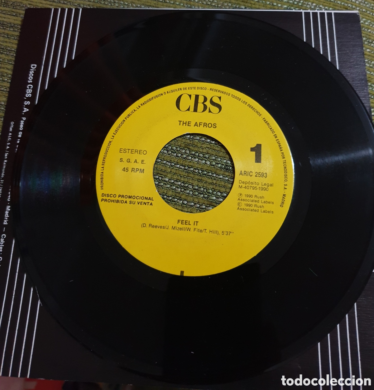 Discos de vinilo: Afros - Feel it. Promocional - Foto 1